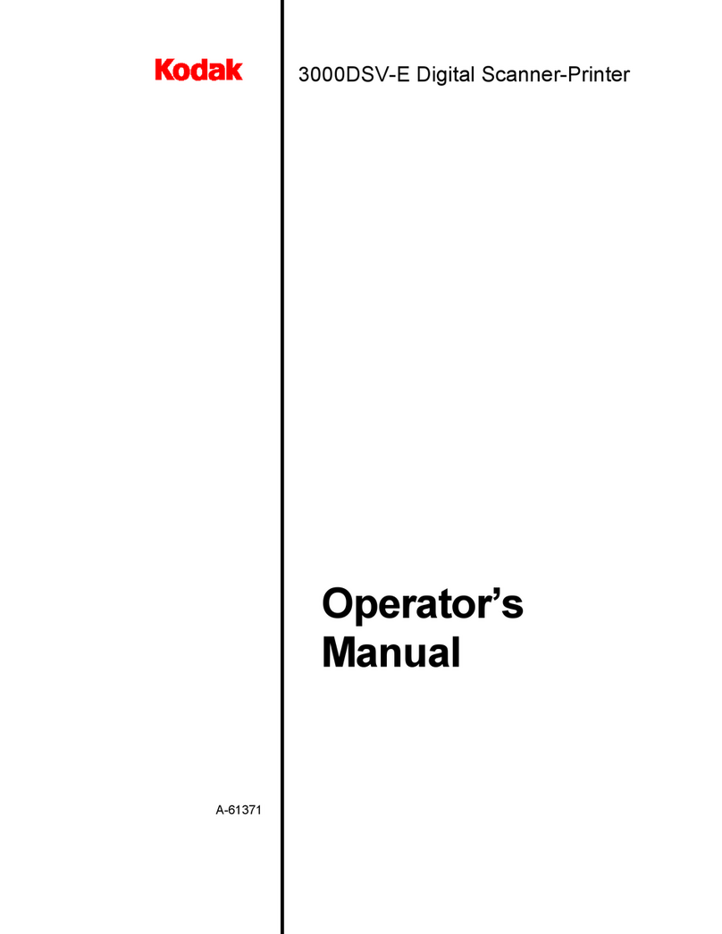 Kodak 3000DSV-E User manual
