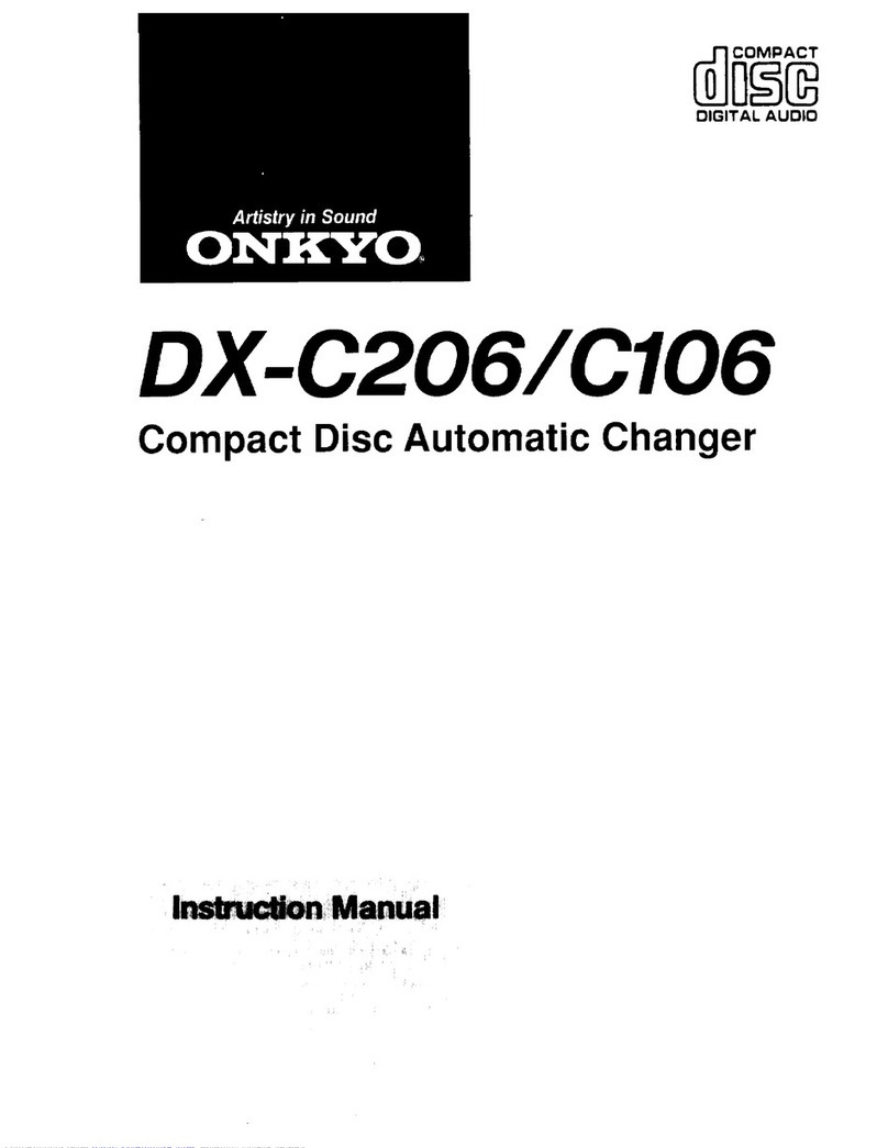 Onkyo DX-C206 User manual