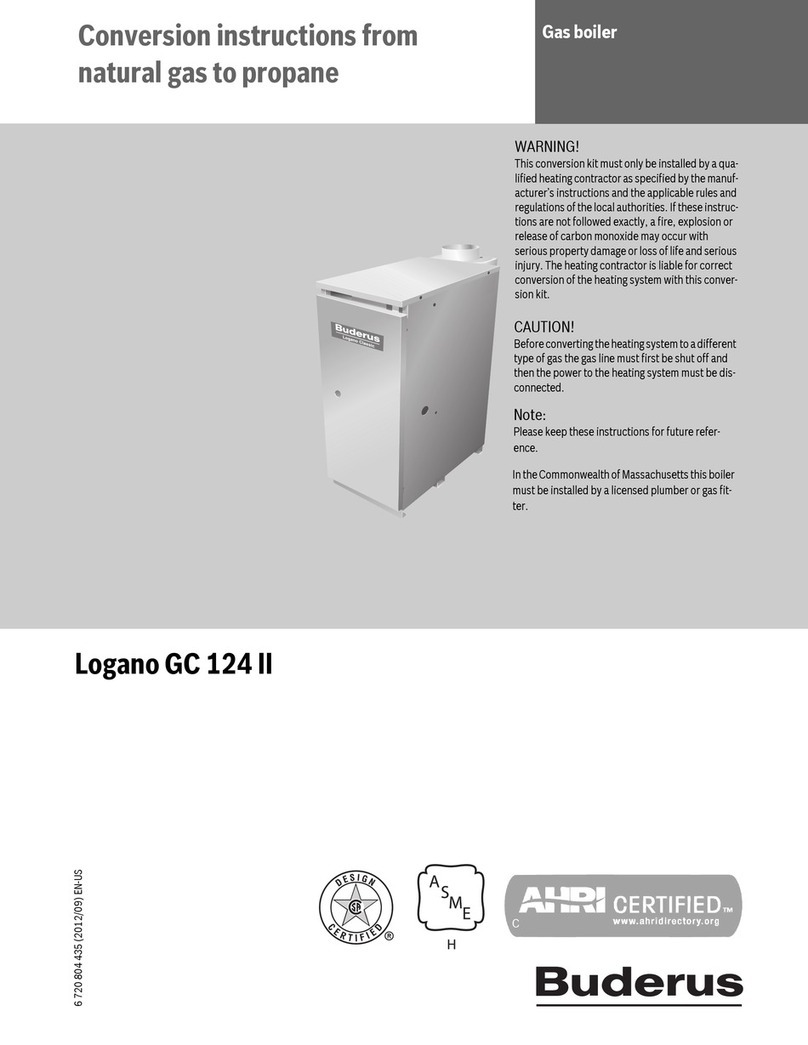 Buderus Logano GC 124 II user manual