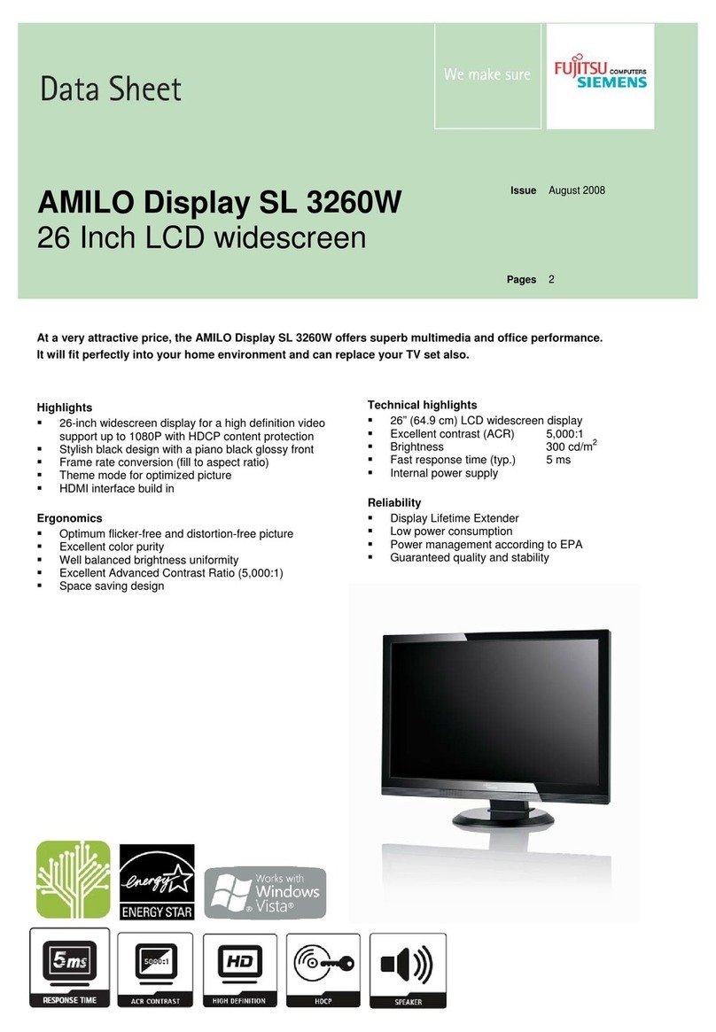 Fujitsu Siemens Computers AMILO SL 3260W User manual