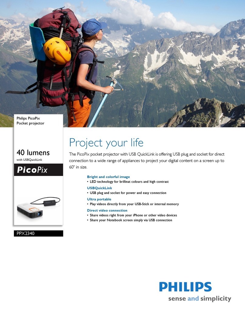 Philips PicoPix PPX2340/F7 User manual