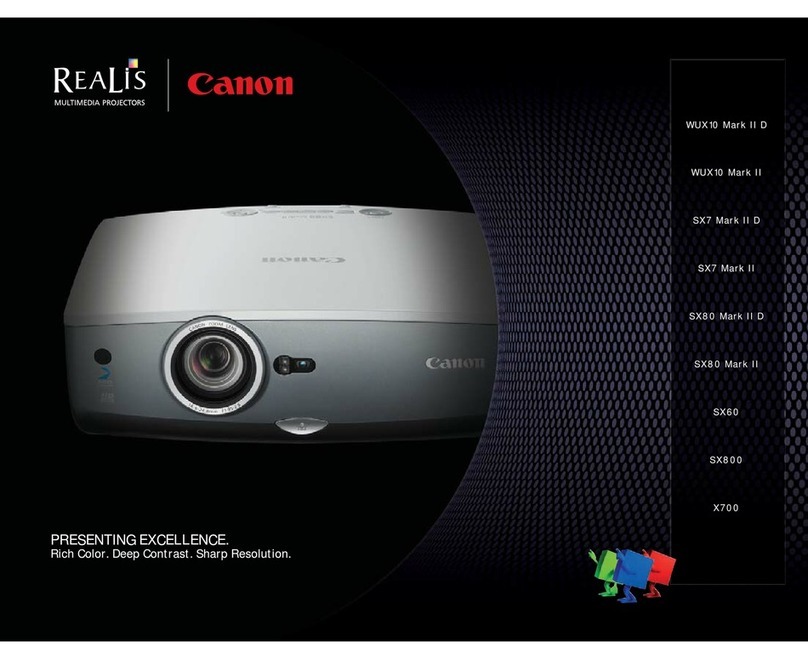 Canon REALIS WUX10 MARK II D Brochure & specs
