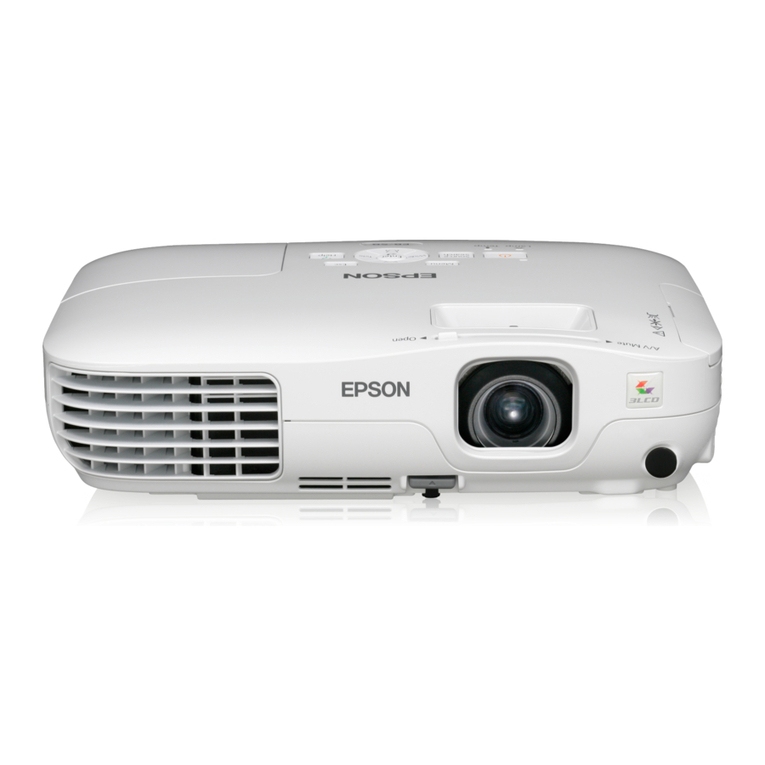Epson EB-S8 User manual