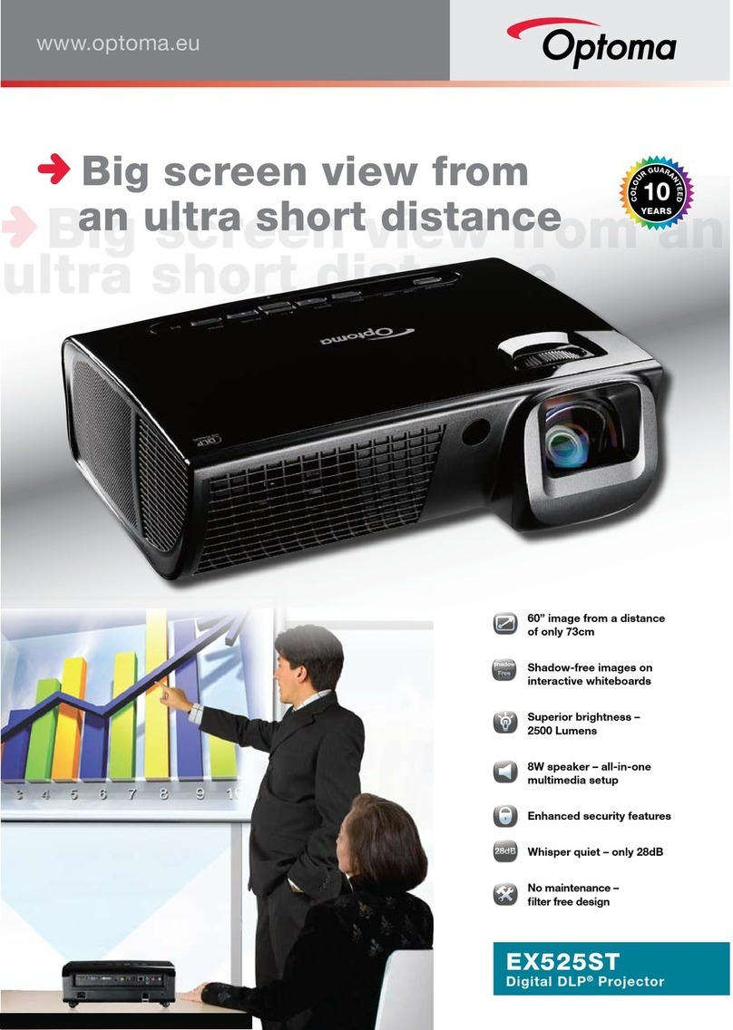 Optoma Optoma EX525ST User manual