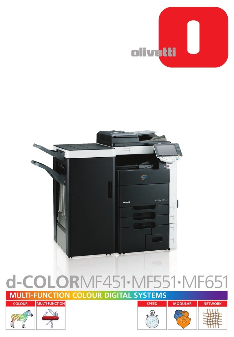 Olivetti d-color MF451 User manual