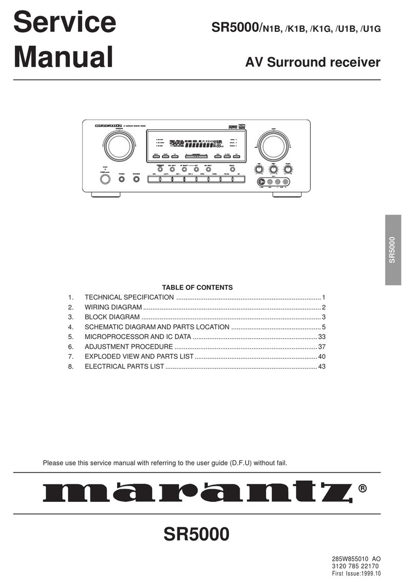 Marantz SR5000/N1B Service manual