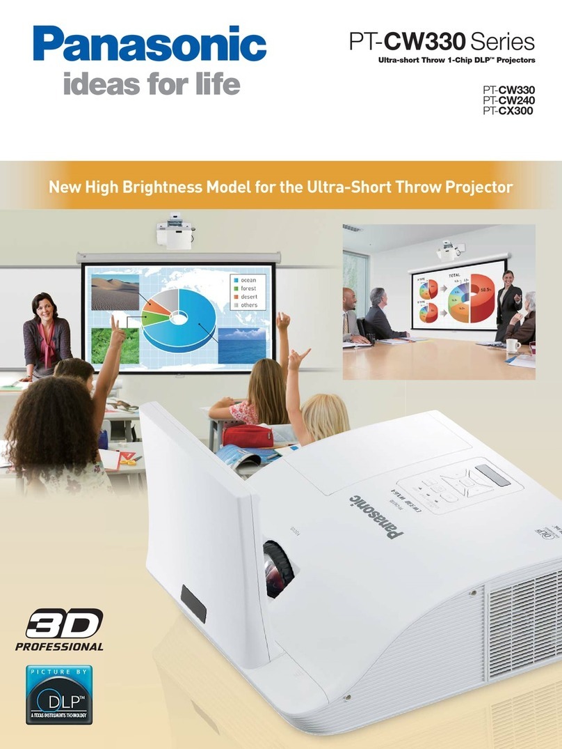 Panasonic PT-CW330 User manual