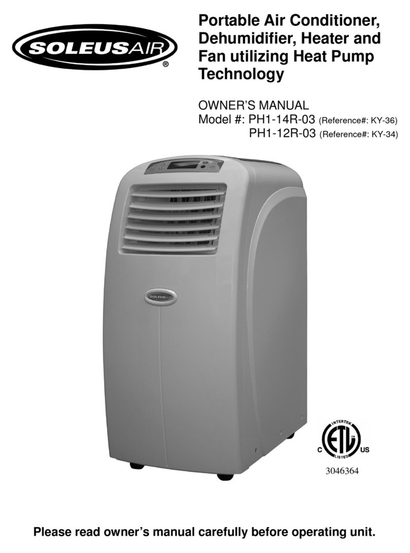 Soleus Air PH1-14R-03 User manual