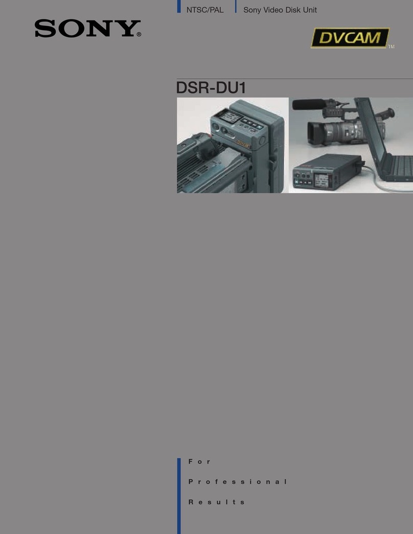 Sony DSR-DU1 Brochure & specs