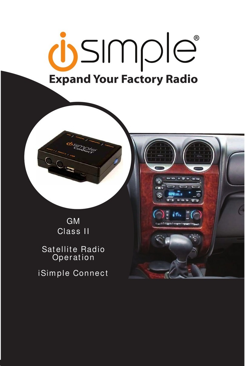 iSimple SXV100 manual&nbsp;