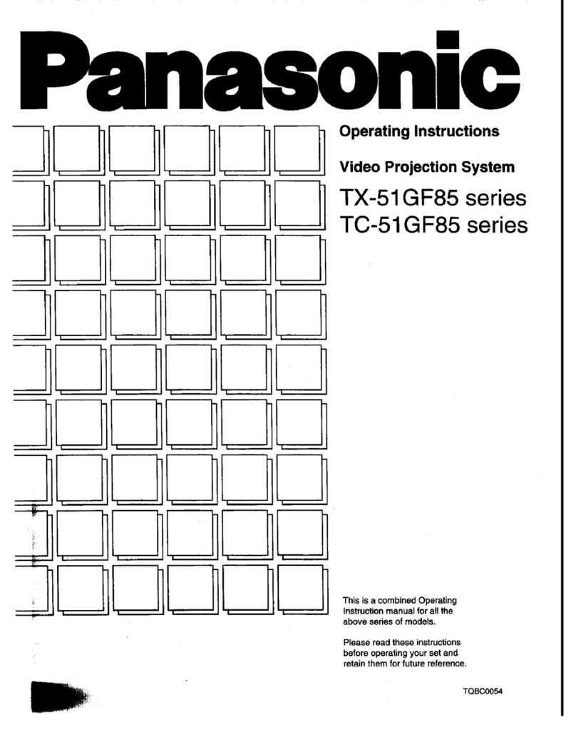 Panasonic TX-51GF85 series User manual