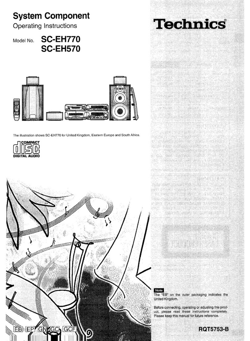 Technics SC-EH770 Operating instrucktions