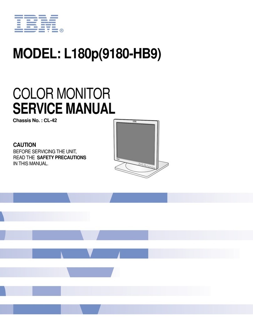 IBM ThinkVision L180p User manual