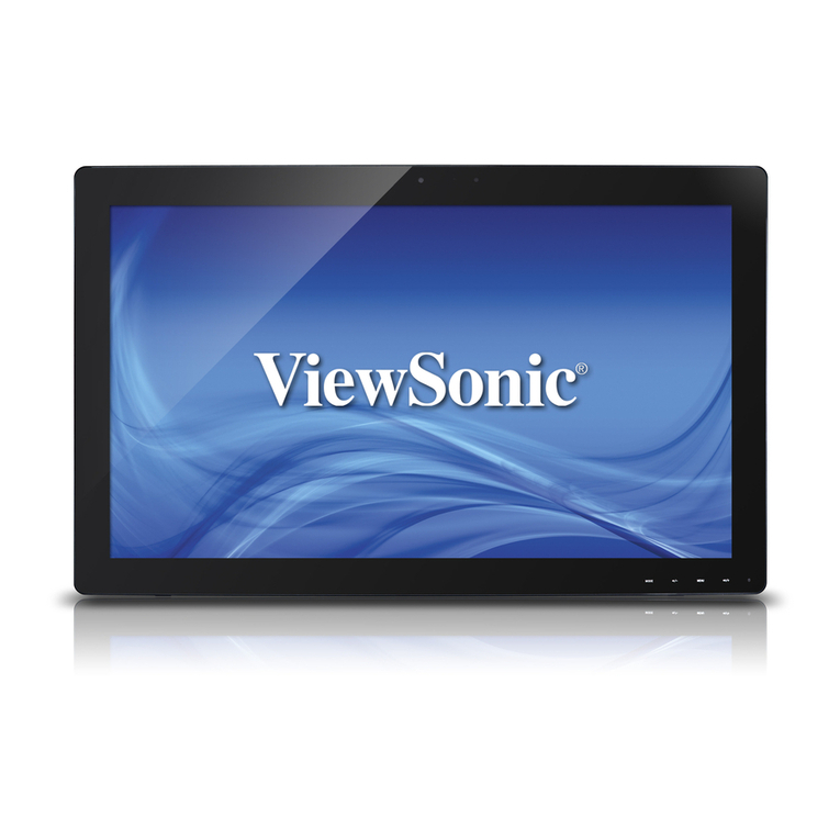 ViewSonic TD2740 User manual ViewSonic TD2740 User manual