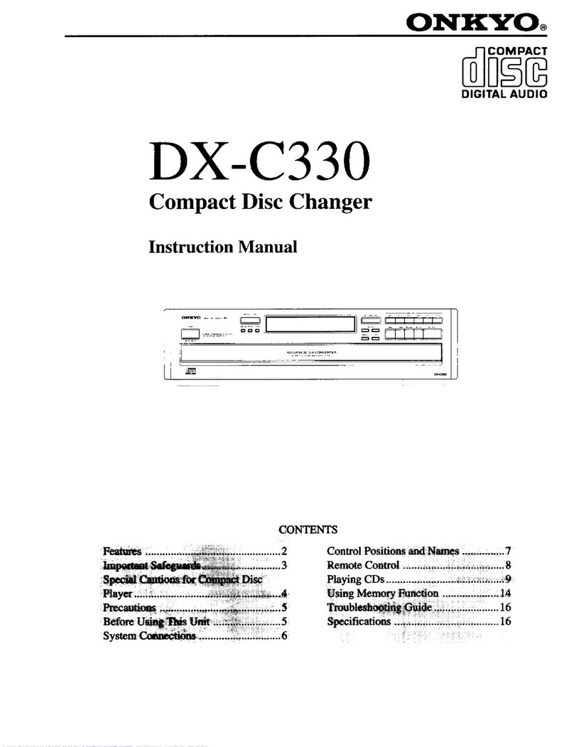 Onkyo DX-C330 User manual