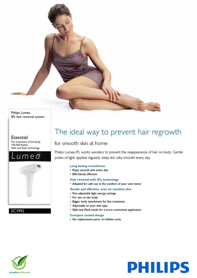 Philips Lumea SC1992 User manual
