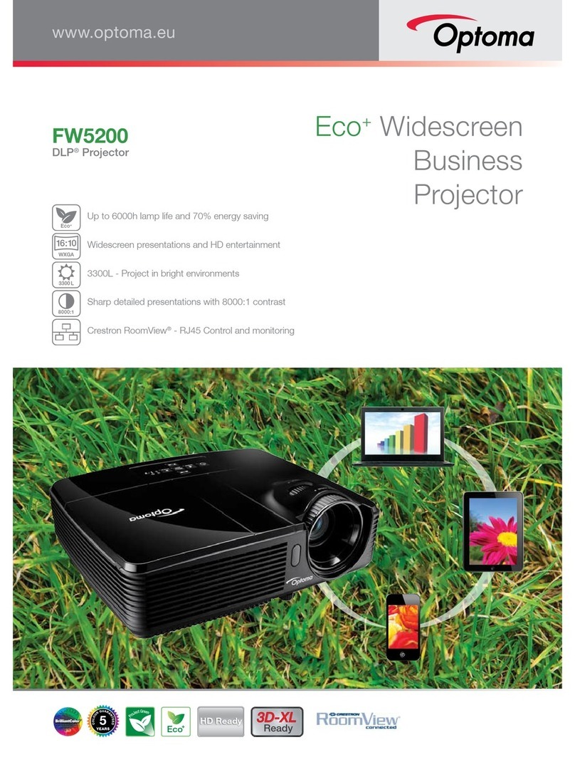Optoma FW5200 User manual