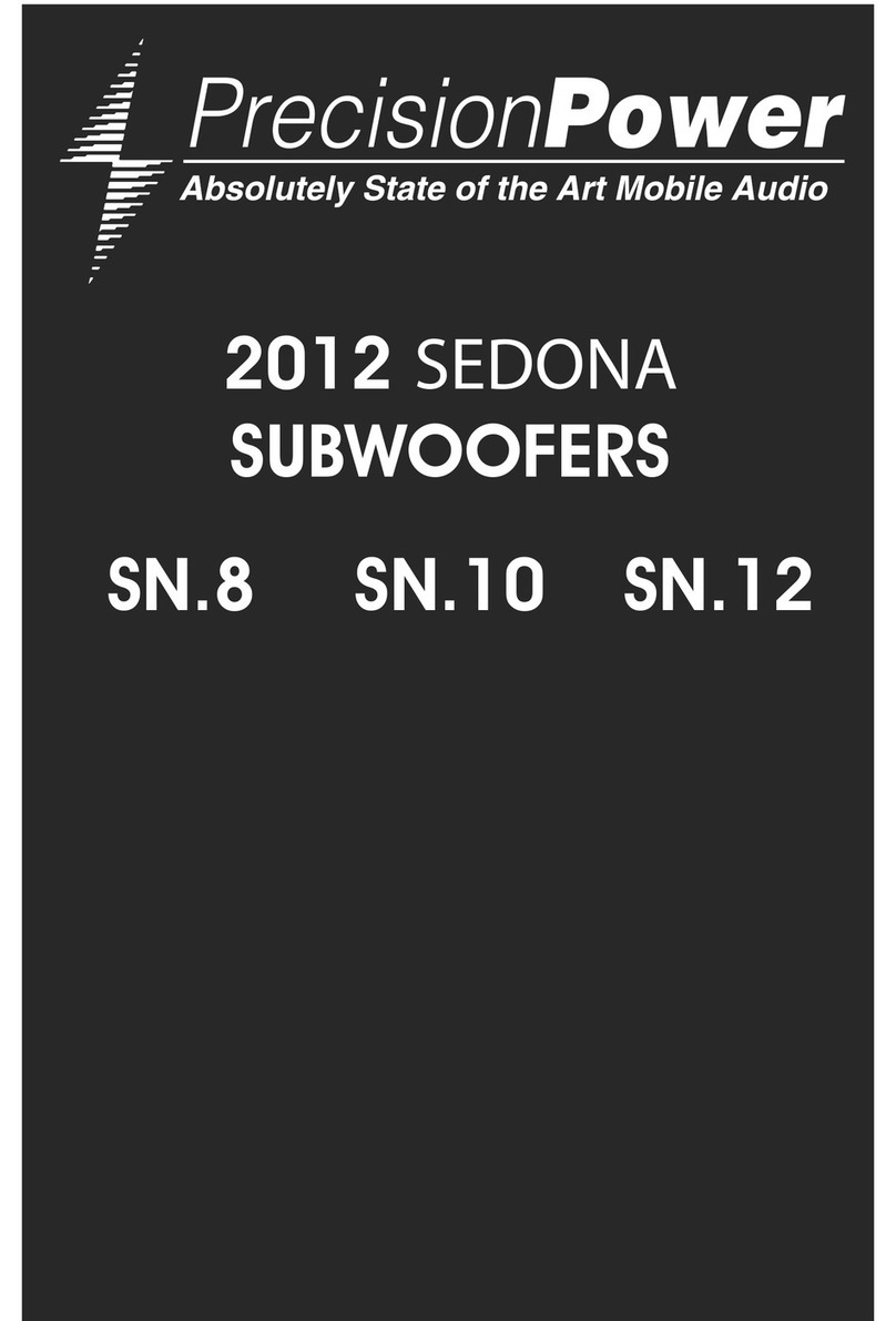 Precision Power SEDONA SN.10 Specifications