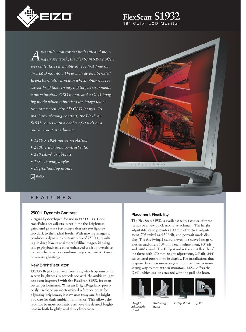 Eizo FlexScan S1932 Installation and operation manual