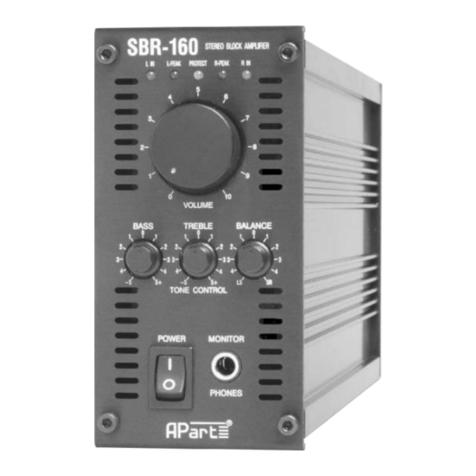 APART SBR-160 User manual