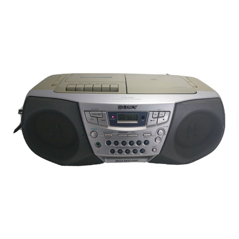 Sony CFD-S22 - Cd Radio Cassette-corder Service manual