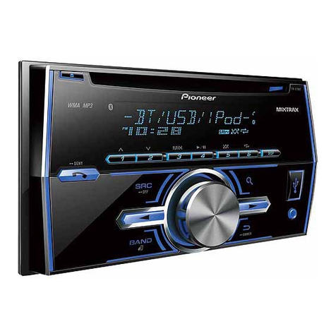 Pioneer FH-X70BT owner's manual