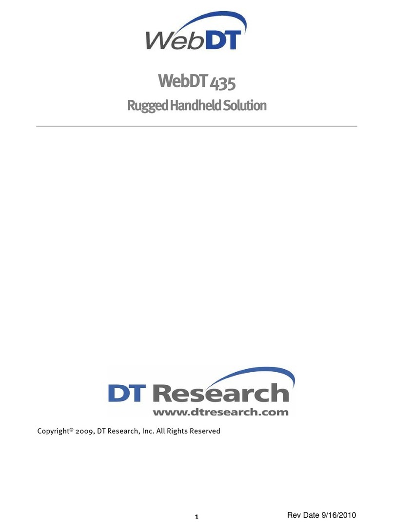 DT Research WebDT 435 manual&nbsp;