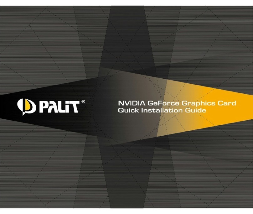 Palit Nvidia GeForce Quick installation guide