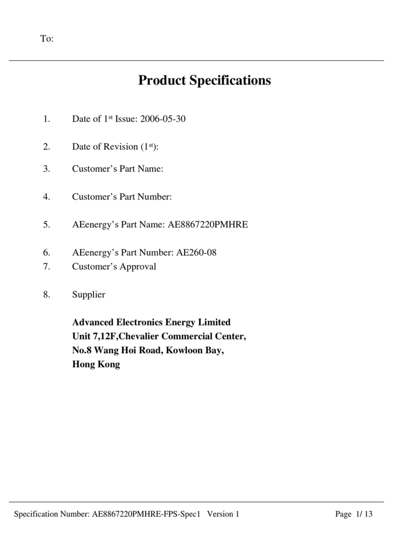 AEenergy AE8867220PMHRE Product specifications