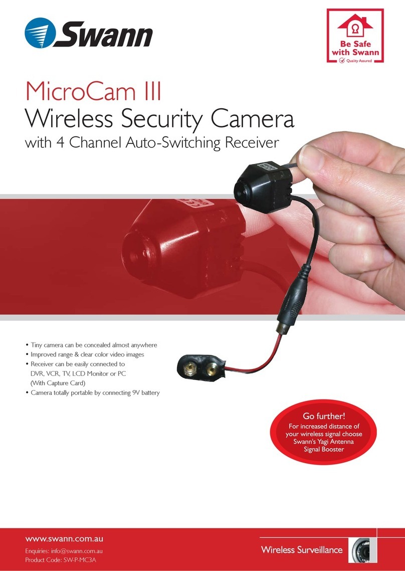 Swann MicroCam III User manual