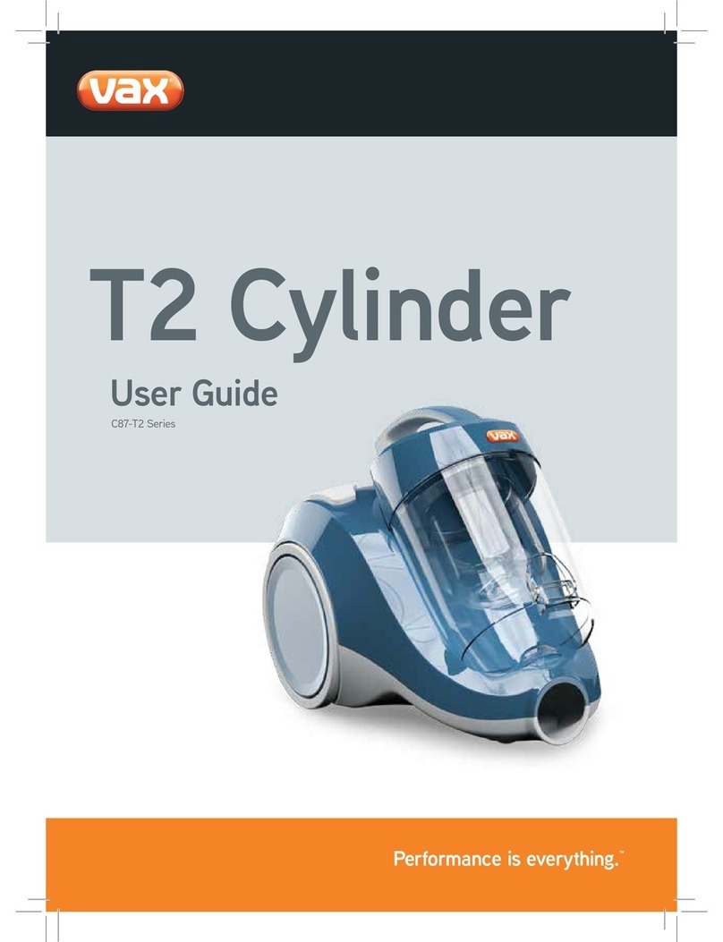 Vax C87-T2 Series User manual Vax C87-T2 Series User manual