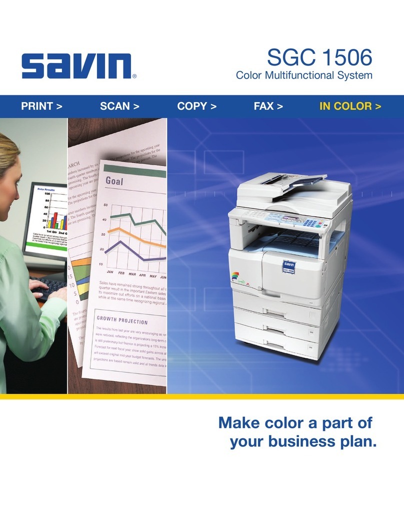 Savin SGC 1506 specification