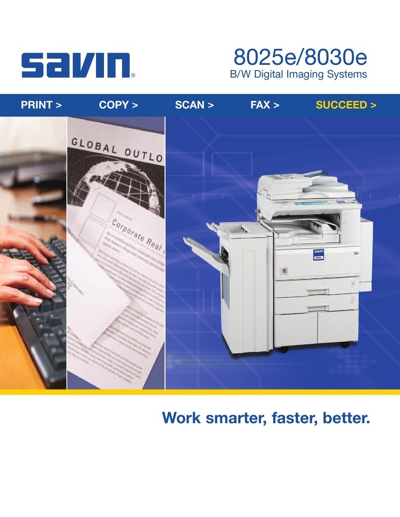 Savin 8025e User manual Savin 8025e User manual