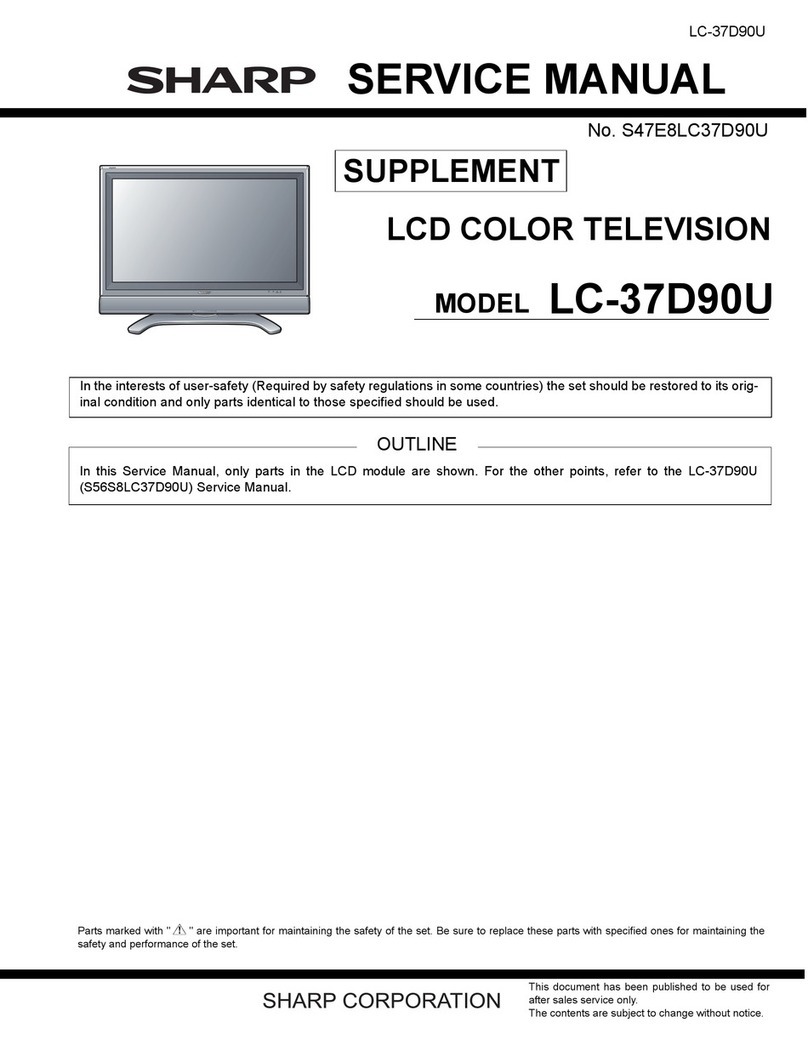 Sharp Aquos LC-37D90U User manual