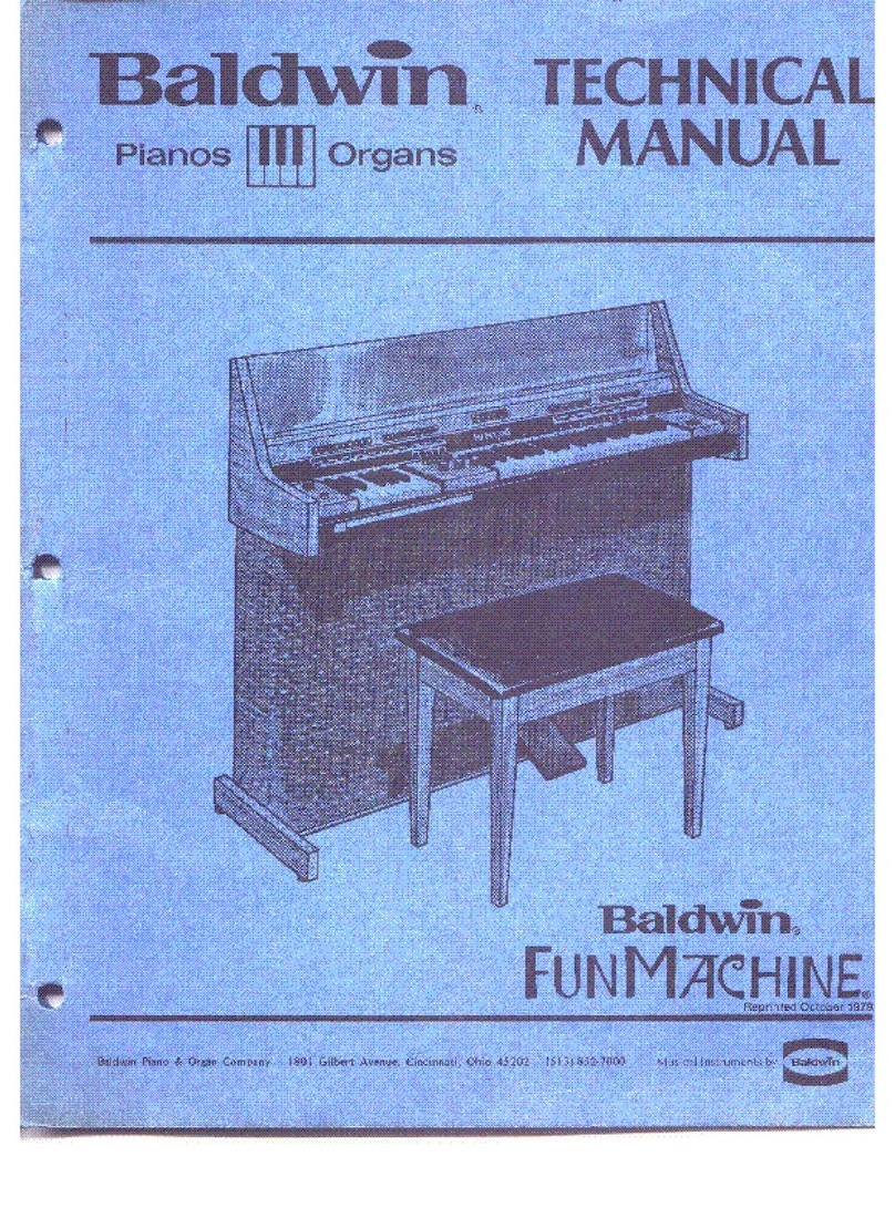 Baldwin Piano & Organ Company FunMachine 121 Technical manual