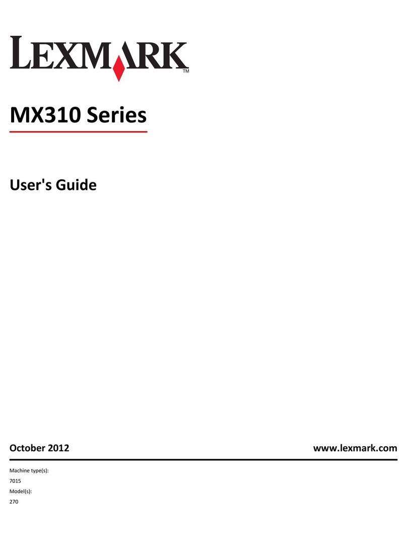 Lexmark MX310 Series user guide