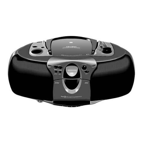 Grundig RR 650 CD User manual