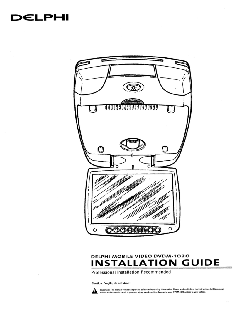 Delphi DVDM-1020 User manual