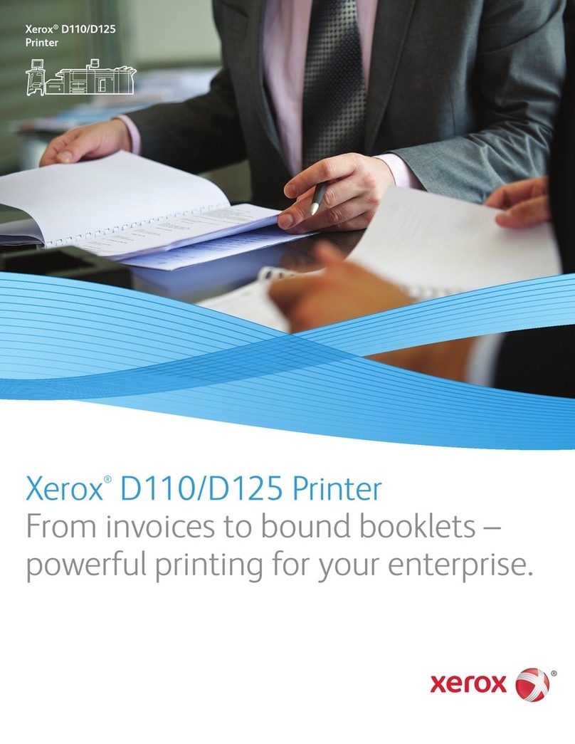 Xerox D110 User manual