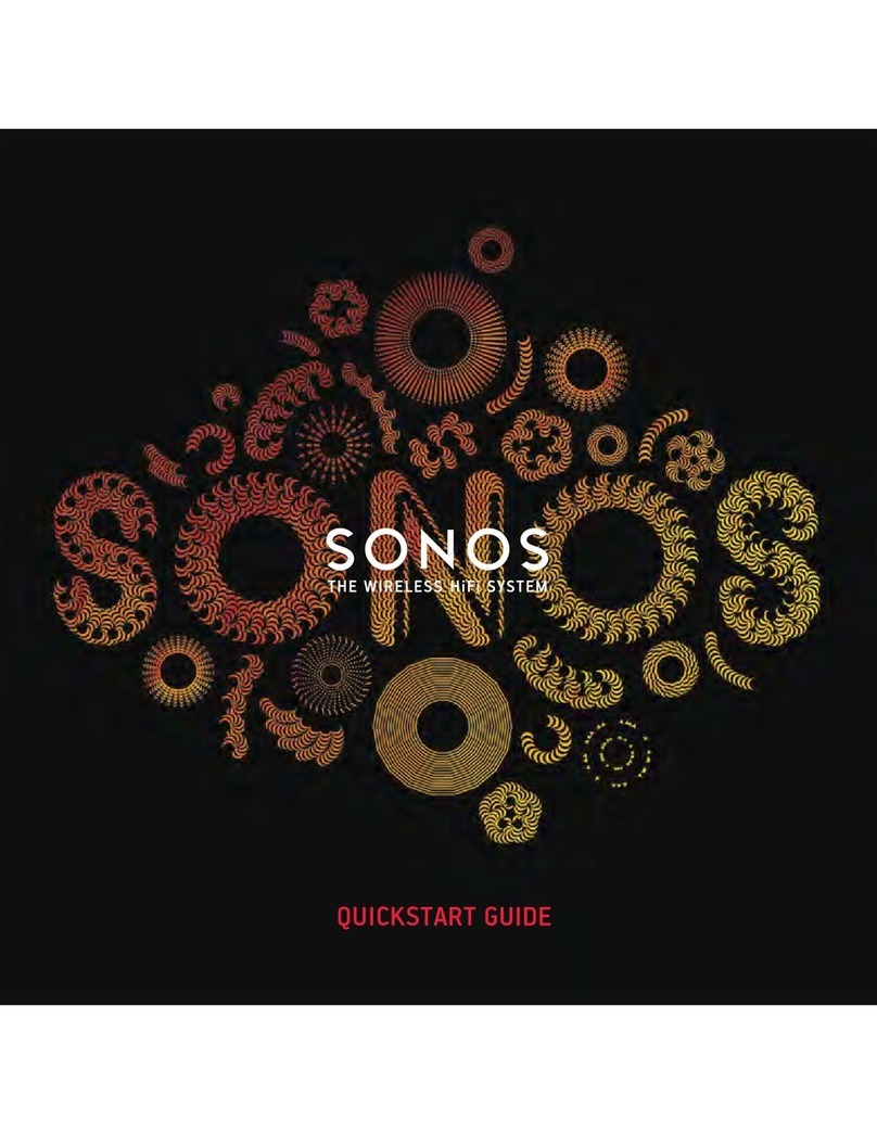 Sonos PLAY:3 Quickstart guide quickstart guide