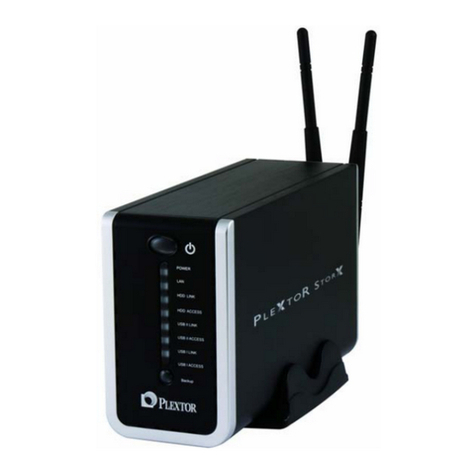 Plextor StorX Quick setup guide Plextor StorX Quick setup guide