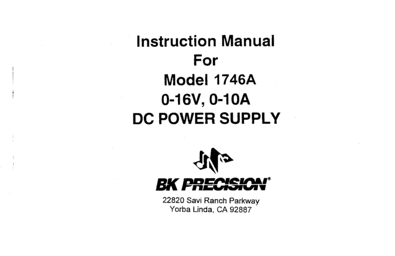 B+K precision 1746B User manual