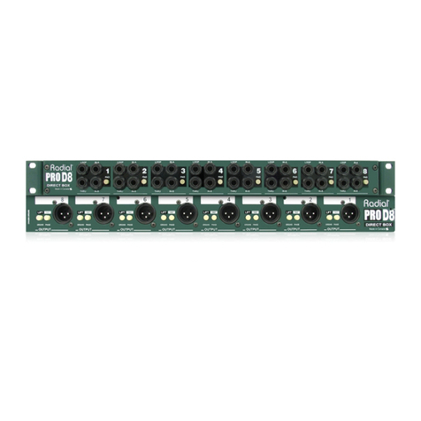Radial Engineering ProD8 User manual