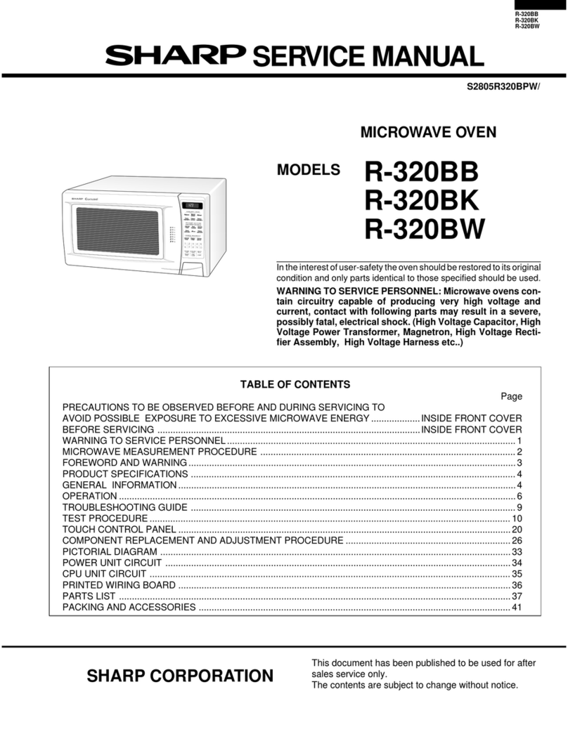 Sharp R-320BB User manual Sharp R-320BB User manual