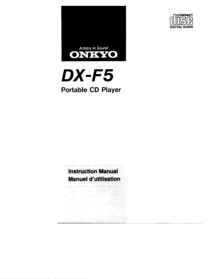 Onkyo DX-F5 User manual