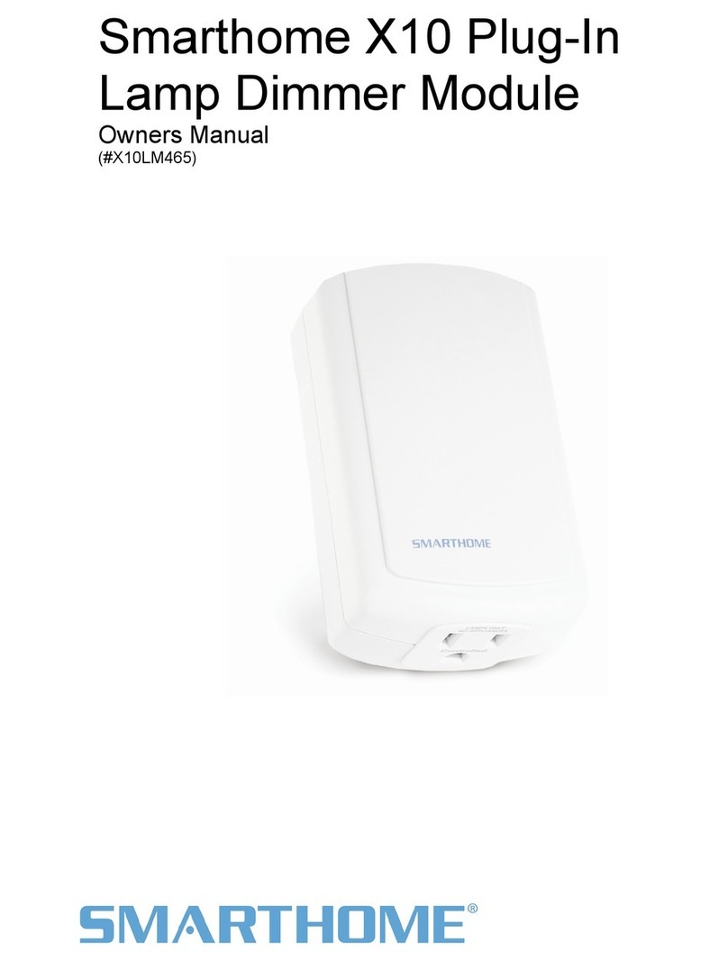 smart home X10 owner's manual