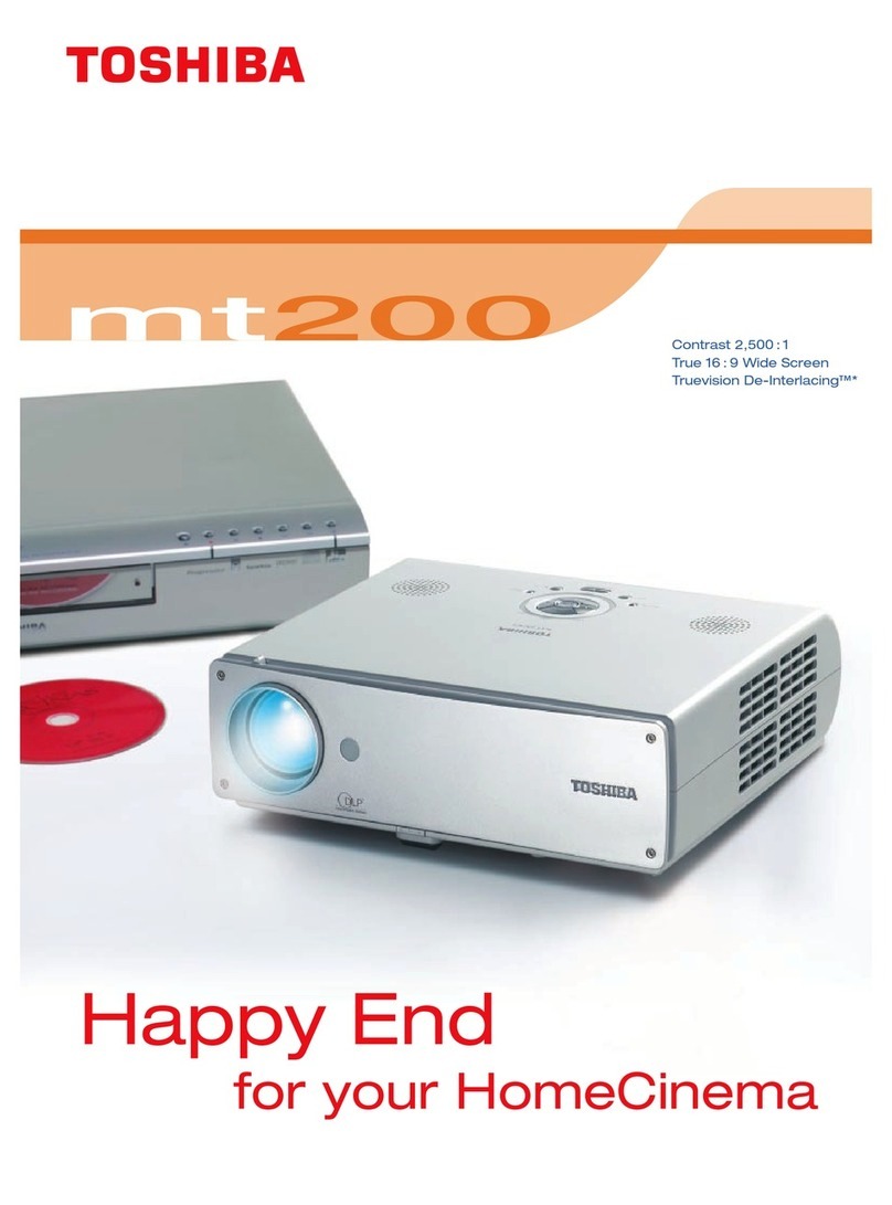 Toshiba TDP MT200 Instruction manual
