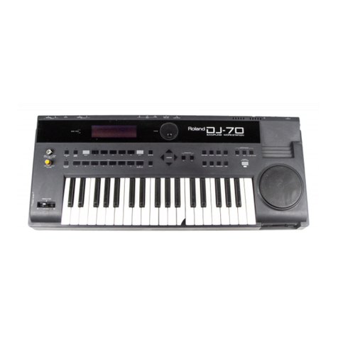 Roland DJ-70 User manual
