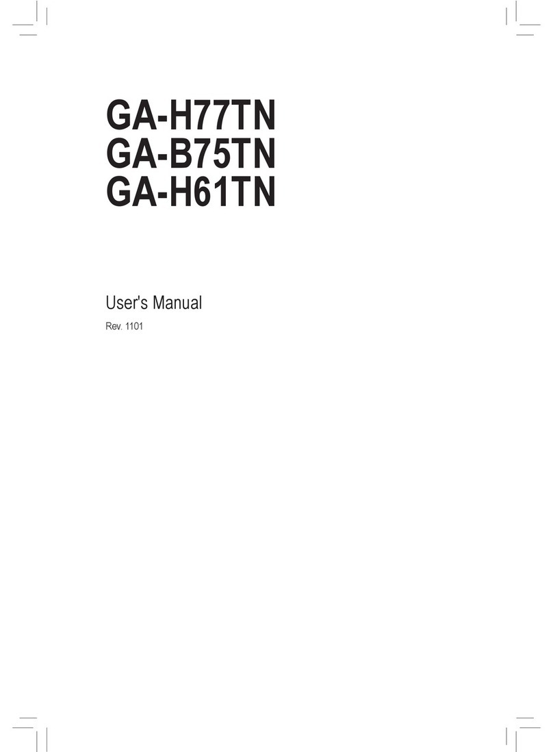 Gigabyte GA-H77TN user manual