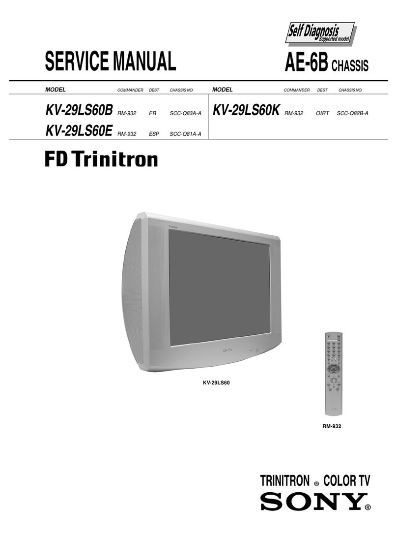 Sony FD Trinitron KV-29LS60B User manual